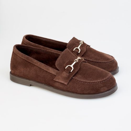 Brown Soft Comfort Loafers Barefoot Leather Moccasins Women