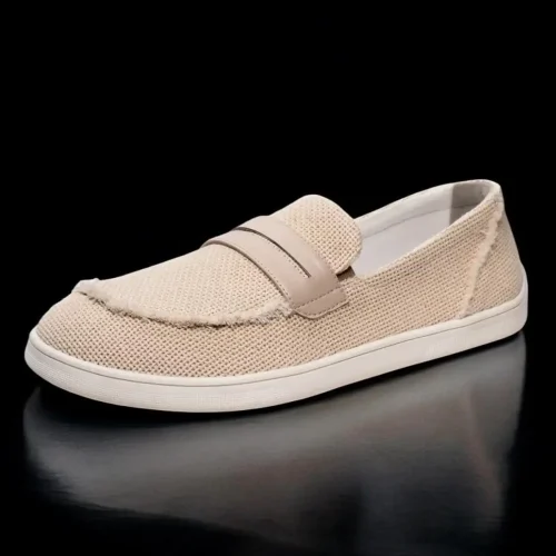 Barefoot Hemp Loafers For Women Lightweight Breathable Slip